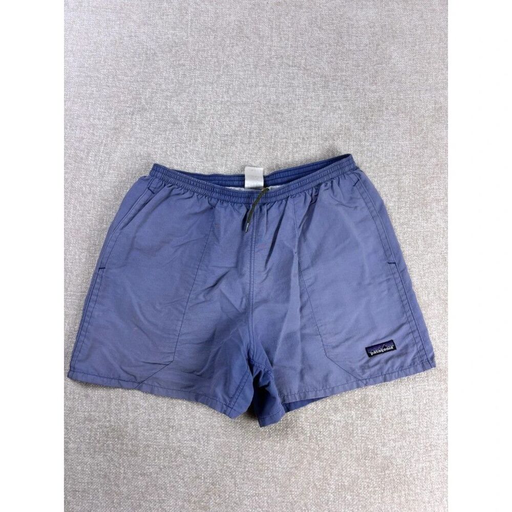 Patagonia Baggies Shorts Mens Medium Blue Violet Nylon Mesh Lined Swim Trunks